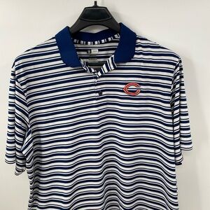 Striped Polo Shirt with Logo
